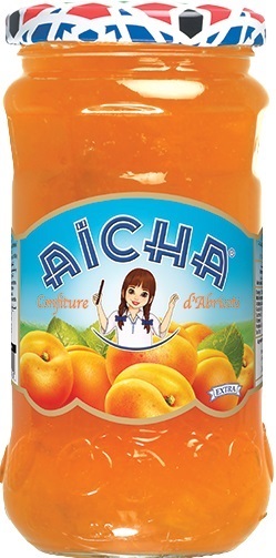 Aicha Apricot Jam (430g/15OZ x 6) 37clx6