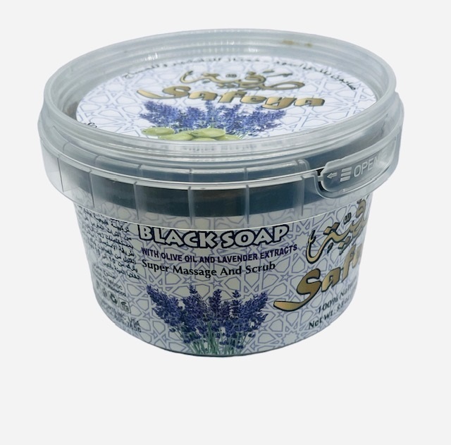 Black Soap Moroccan Lavender 250gx36