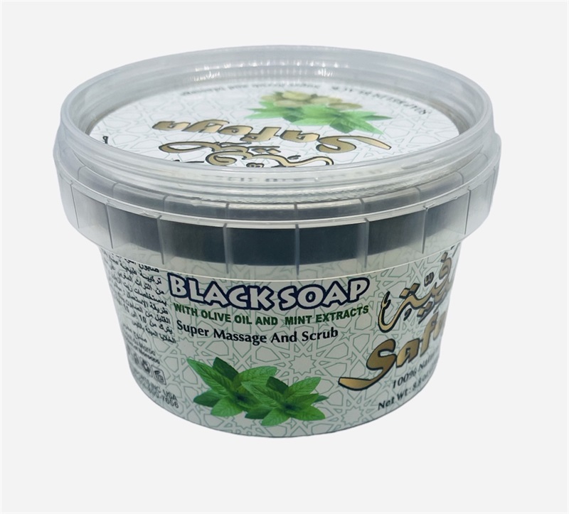 Black Soap Moroccan Mint 250gx36
