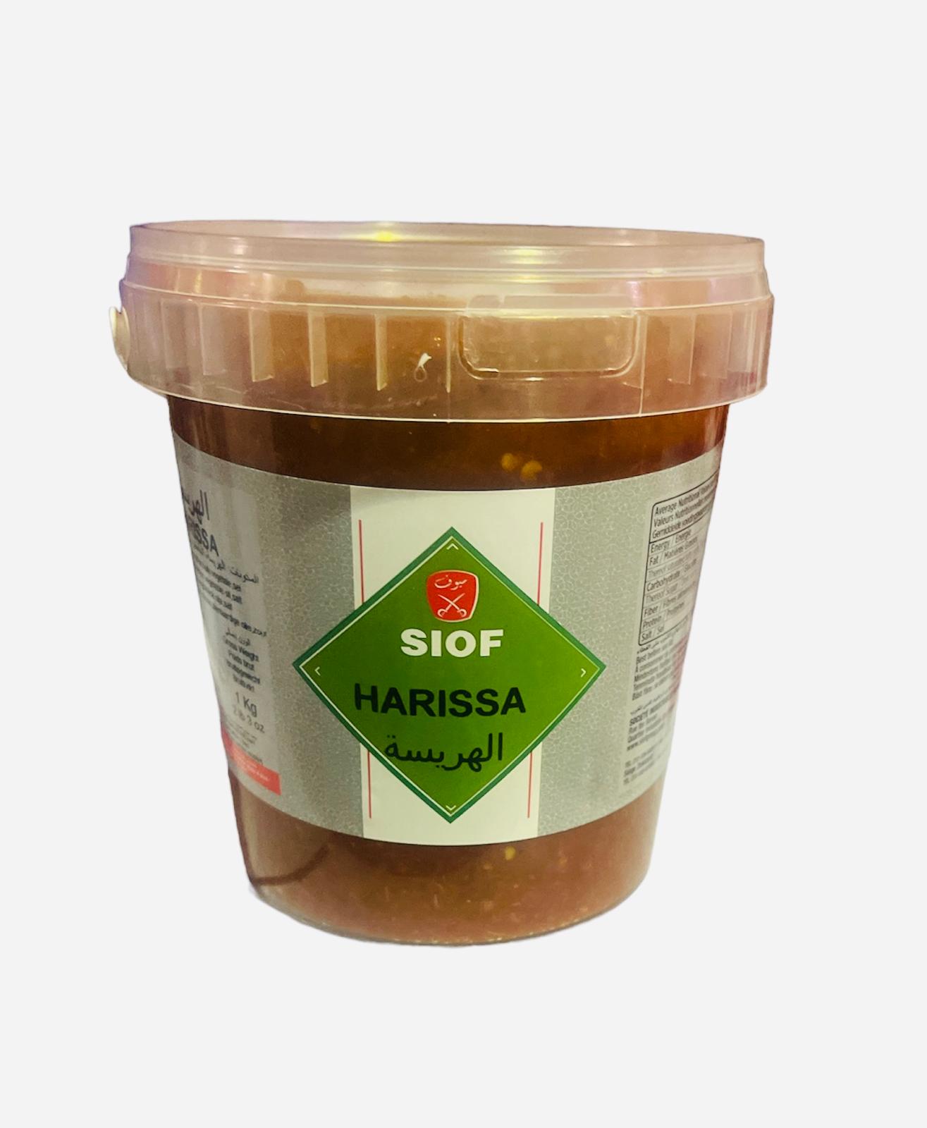 El Morocco Harissa Sauce 1kgs (2.2 Lbs)x6