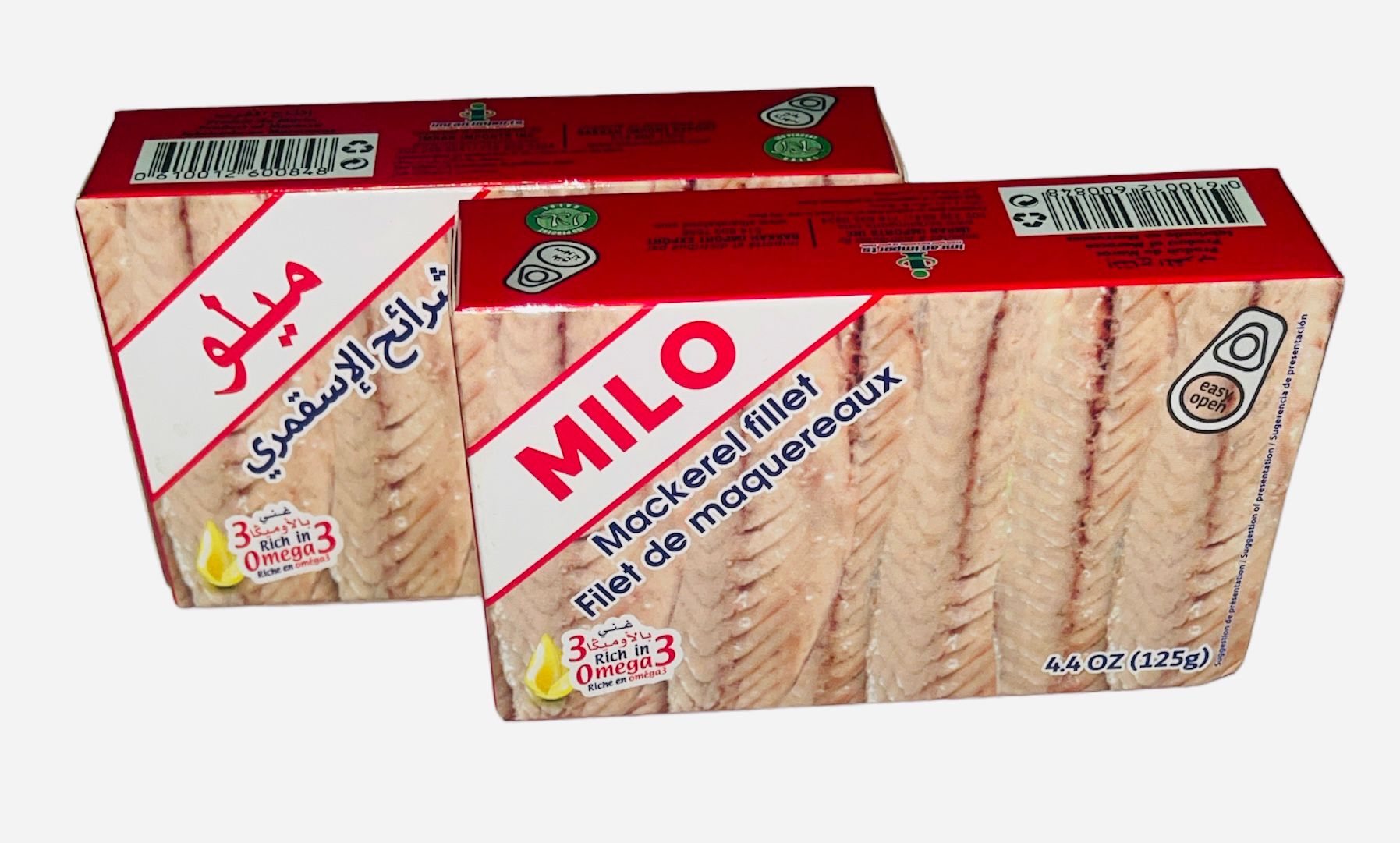 MILO Mackerel Fillet Vegetable Oil 125gx50