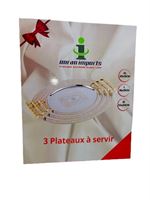 Serving Tray Oval SS Set of 3 XL L M